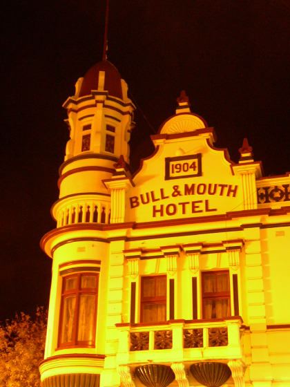 Bull & Mouth Hotel façade