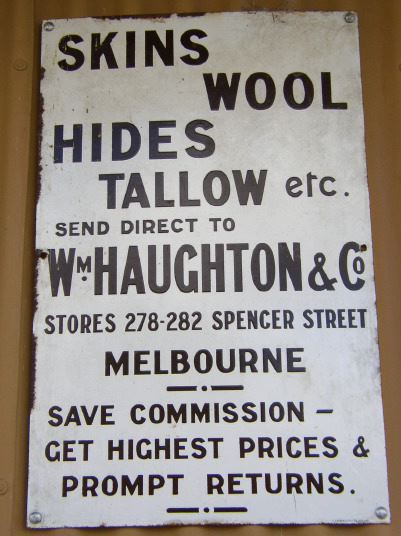 Haughton advertisement, Talbot railway station